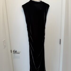 a new day Black Velvet Dress